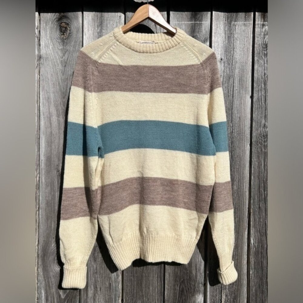 Parkhurst Vintage Wool Striped Sweater Medium